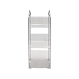 Compact Condiment Organizer, 3 Shelves, 6 Compartments, Black