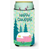 Caroline'S Treasures Happy Campers Glamping Trailer Tall Boy Hugger, Multicolor