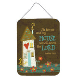 Caroline'S Treasures As For Me And My House Wall Or Door Hanging Prints Vha3005Ds1216, 16 X 12, Multicolor