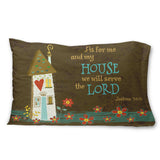Caroline'S Treasures As For Me And My House Fabric Standard Pillowcase Vha3005Pillowcase, Multicolor