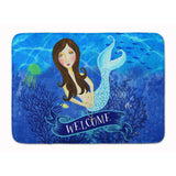 Caroline'S Treasures Welcome Mermaid Floor Mat, 19 X 27, Multicolor