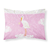 Caroline'S Treasures Baby Girl Fabric Standard Pillowcase Vha3013Pillowcase, Multicolor