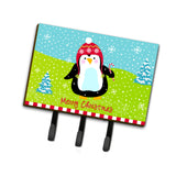 Caroline'S Treasures Merry Christmas Happy Penguin Leash Or Key Holder Vha3015Th68, Triple, Multicolor