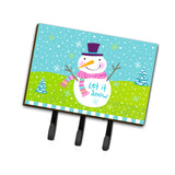 Caroline'S Treasures Christmas Snowman Let It Snow Leash Or Key Holder Vha3017Th68, Triple, Multicolor