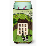 Caroline'S Treasures Folk Art Country House Tall Boy Beverage Insulator Hugger, Multicolor