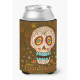 Caroline'S Treasures Day Of The Dead Can Or Bottle Hugger Cold-Beverage-Koozies, Cc, Multicolor