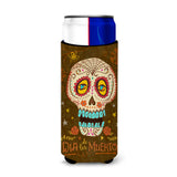 Caroline'S Treasures Day Of The Dead Michelob Ultra Hugger For Slim Cans Cold-Beverage-Koozies, Muk, Multicolor