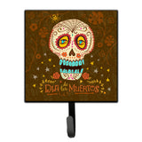 Caroline'S Treasures Day Of The Dead Leash Or Key Holder, Multicolor