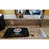 Caroline'S Treasures Happy Halloween Day Of The Dead Dish-Drying-Mats, 14 X 21, Multicolor