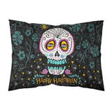Caroline'S Treasures Happy Halloween Day Of The Dead Fabric Standard Pillowcase, Multicolor