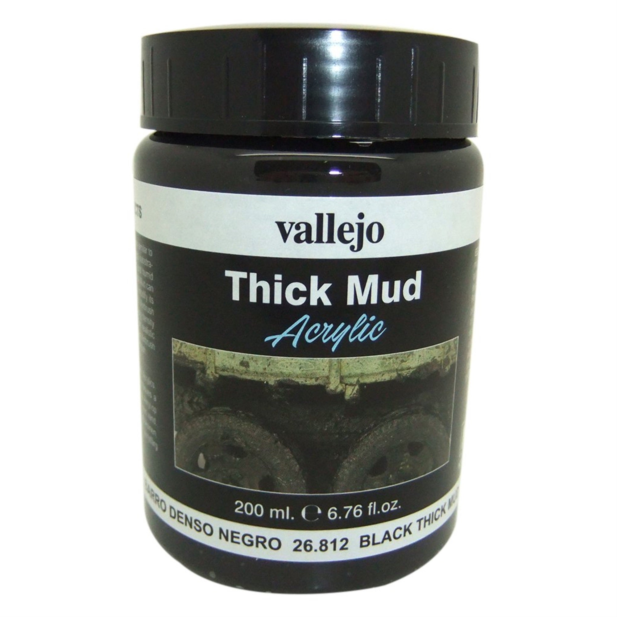 Vallejo Black Thick Mud, 200Ml