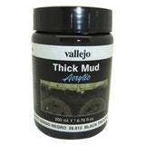 Vallejo Black Thick Mud, 200Ml
