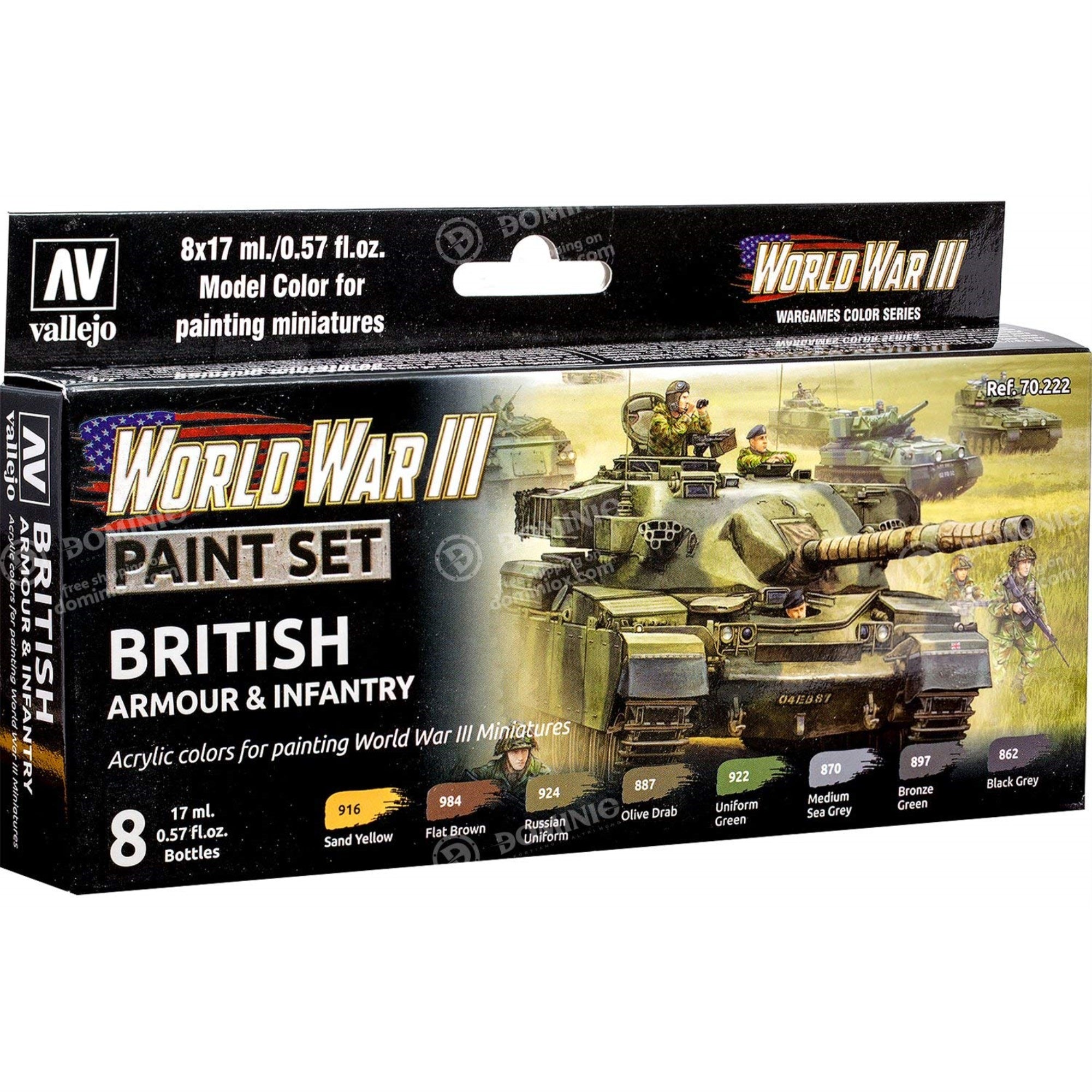 Vallejo Model Color Wwiii British Armour & Infantry