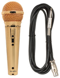 Gold Finish Professional Vocal Microphone