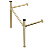 Kingston Brass Vpb33087 Imperial Stainless Steel Console Sink Leg, Brushed Brass