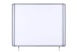 Weather Resistant Outdoor Magnetic Steel Dry-Erase Enclosed Board Cabinet, 47 X 38.3, Aluminum Frame