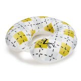19V69 Italia Slumber Memory Foam Travel Neck Pillow (Argyle)