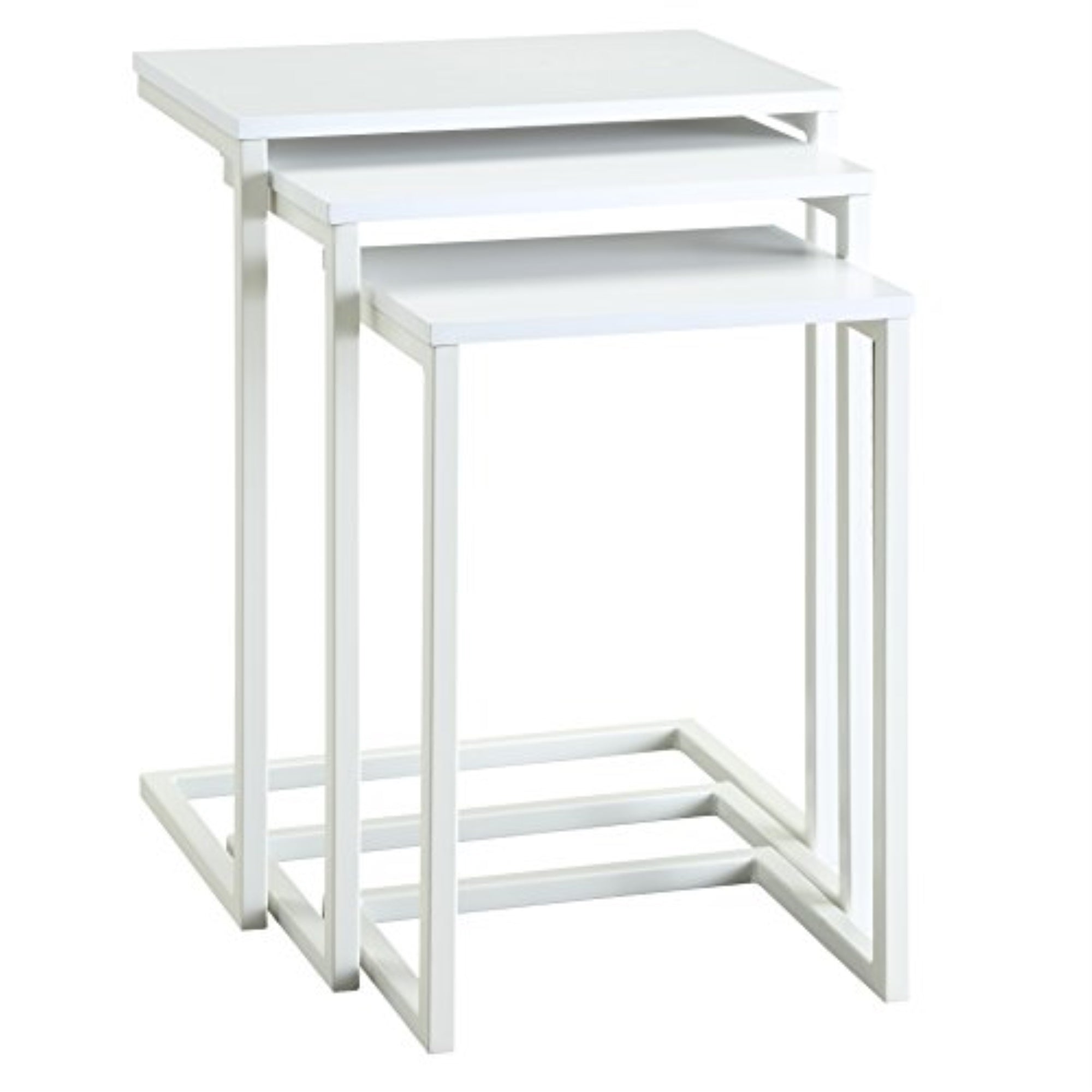 Addison Nesting Table Set, White