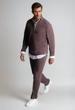 Voey Quarter Zip Sweatshirt - Espresso