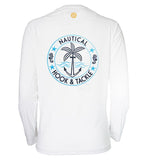 Women's Nautical L/S UV Fishing Shirt