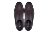 TOTO - W0371 - 2.6 Inches Taller (Rich Espresso Brown) - Soft Supple Genuine Leather Mid-Top Ankle Zipper Boot