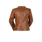 Sara Women's Classic Leather Jacket