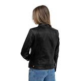 Sara Women's Classic Leather Jacket