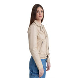 Sophia Women's Lambskin Leather Biker Jacket