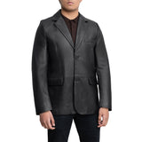 Dom Men's Leather Blazer