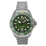 Tag Heuer Aquaracer Professional Date Titanium Green Dial Automatic DiverS Wbp208B.Bf0631 300M MenS Watch