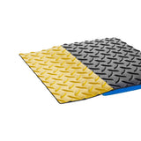 Workers-Delight Deck Plate 9/16'' 4'x75' Black w/Yellow Borders