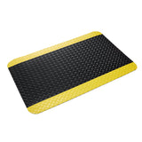 Workers-Delight Deck Plate 9/16'' 4'x75' Black w/Yellow Borders
