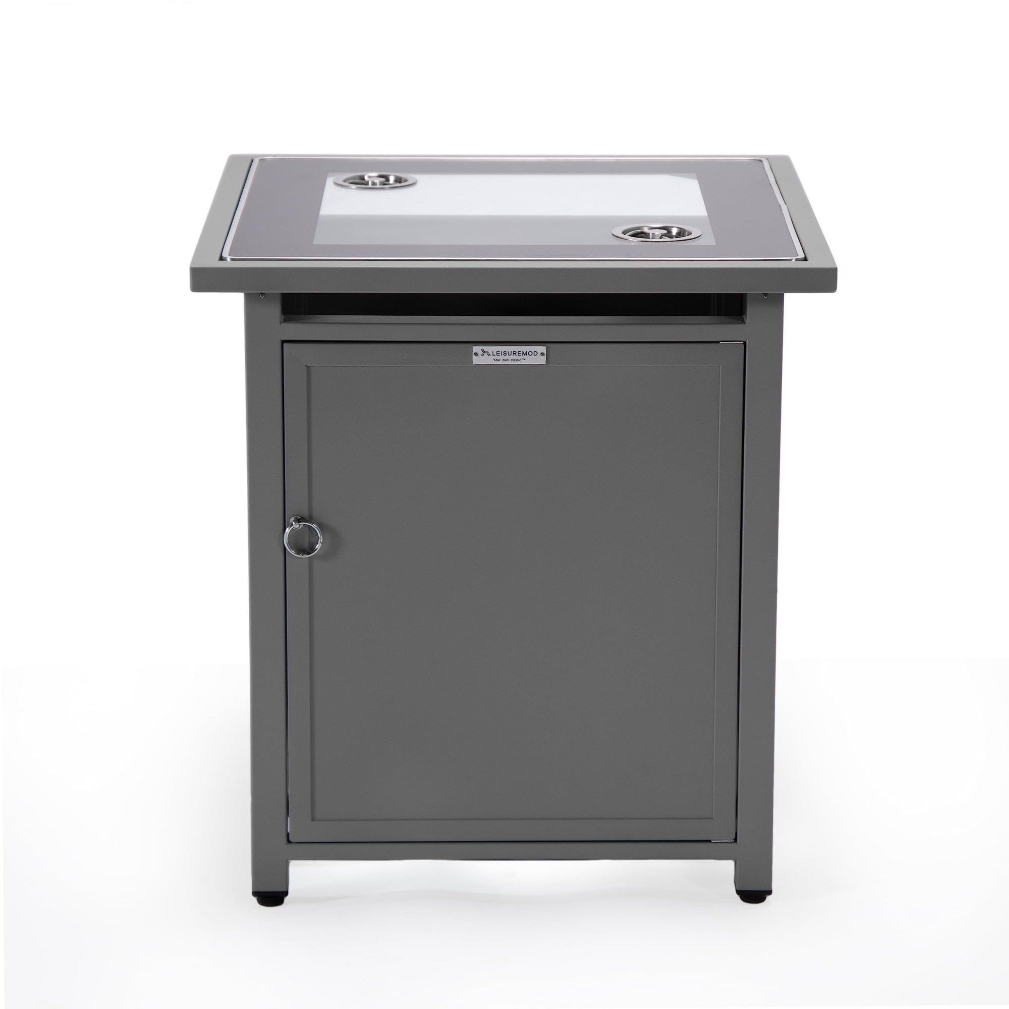 Leisuremod Walbrooke Grey Patio Square Tank Holder