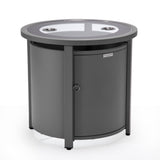Leisuremod Walbrooke Grey Patio Round Tank Holder