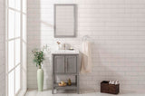 24 Kd Gray Sink Vanity