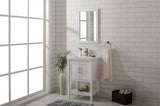 24 Kd White Sink Vanity