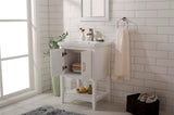 24 Kd White Sink Vanity