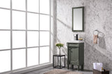 18 Pewter Green Sink Vanity