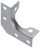 Hillman Group 852188 Carded Zinc Outside Corner Braces, 4 x 0.625 in.