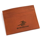 Winchester El Paso Rfid Mens Tan Wallet - Card Case - Full Grain Leather