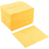 Global Industrial™ Hazmat Pad Heavyweight 15 X 18 Yellow 100/Pack