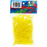 Rainbow Loom Jelly Collection: Yellow Rubber Bands With 24 C-Clips (600 Count)