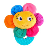 Wristy Buddy Pack of 4 Baby Teethers – Flower, Crab, Moose & Lamb