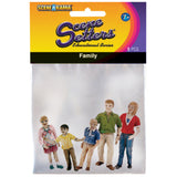 Woodland Scenics SceneARama Scene Setters Set, Family