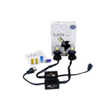 (W) H4 Hi/Lo Auto Cree Led Headlight Kit By Oz-Usa 40W 4-Sided Led Dual Beam 4000Lm Xenon White 6000K