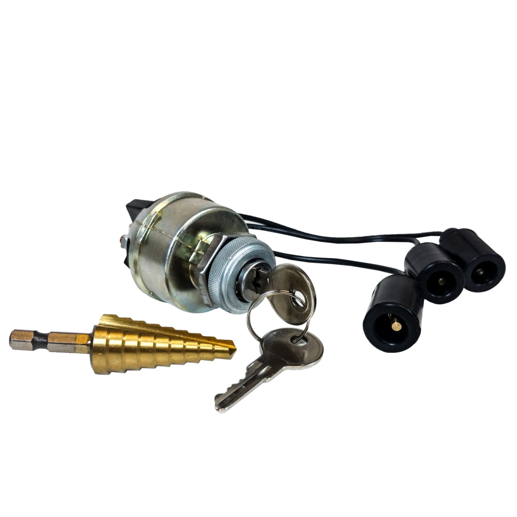 (W) Ignition Starter Switch Military Plug 4-Position Acc/Off/On/Start For Humvee M998 Hmmwv 24V