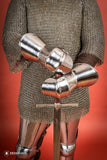 Milanese Mitten Gauntlets 1,6mm Polished