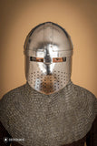 Spangenhelm with Facial 2mm Polished