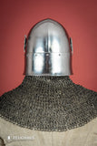 Bascinet Helmet 14th Cent. 1.6mm Polished
