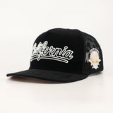 OG CA: Dreams on the West Trucker (Black Corduroy/Mesh)